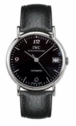 IWC Portofino Automatic Stainless Steel / Black - Breguet / Strap IW3513-42 (IW351342)